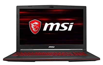 MSI Gaming GL63 9RDS-853IN 2019 16-inch Laptop (9th Gen i7-9750H/8GB/1TB HDD/128 SSD/Windows 10/4GB Graphics), Black