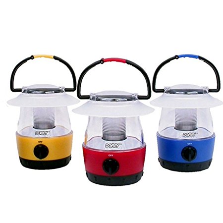 Dorcy 41-3019 Mini LED Flashlight Lantern Set with Hanging Hooks, 3-Pack, Assorted Colors