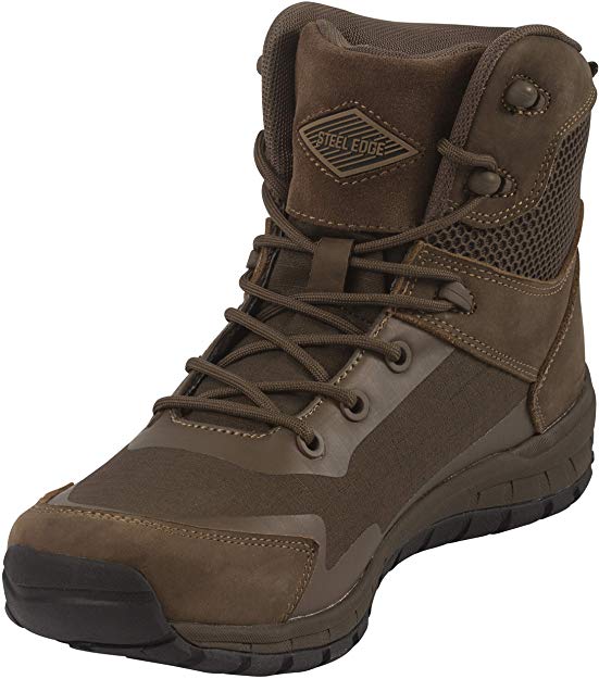 Steel Edge Men Tactical Combat Boots Shoes