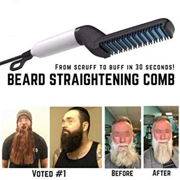 Colorcasa TameFinish Beard Straightening Comb -MediFit Show Cap Men 2019