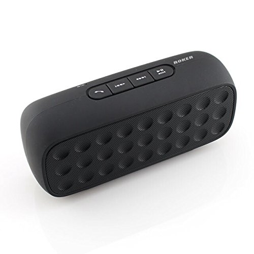 Portable Wireless Bluetooth Speaker - Roker Sound Box Bluetooth Speaker Built in Hands Free Speakerphone and Rechargeable BatteryWorks With iPhone iPad iPod Mp3 player Laptop ComputersSupport 35mm Audio Cable Connection