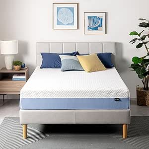 ZINUS 10 Inch Cooling Essential Memory Foam Mattress [New Version], Queen, Fiberglass Free, Medium Feel, Cooling Airflow Memory Foam, Certified Safe Foams & Fabric, Mattress in A Box