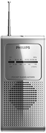 Philips Ae1500s Portable Radio Fm/am Analogue Tuning Ae1500 Silver /Genuine