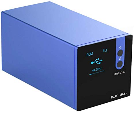SMSL M300 DAC Uses AKM's Flagship Audio Decoding Chip AK4497, Ultra-high SNR, Ultra-Low Distortion to Support DSD Blue