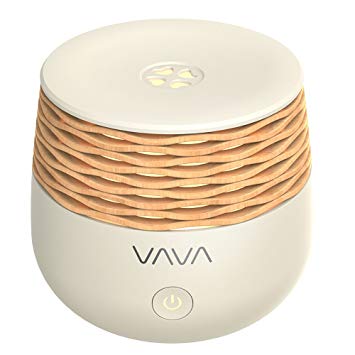 Portable Diffuser, VAVA Bamboo Looking Aroma Diffuser, with USB Charging for Laptop and Portable Charger, (30mL, 3-6 Hours Working Time, Diffusers for Essential Oils, Waterless Auto Shut-off)