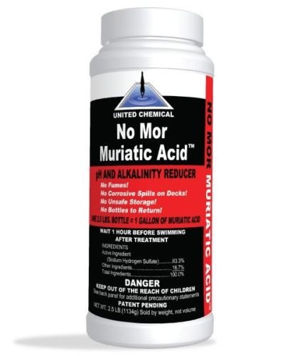 No Mor Muriatic Acid Swimming Pool pH Reducer - 2.5 Pounds