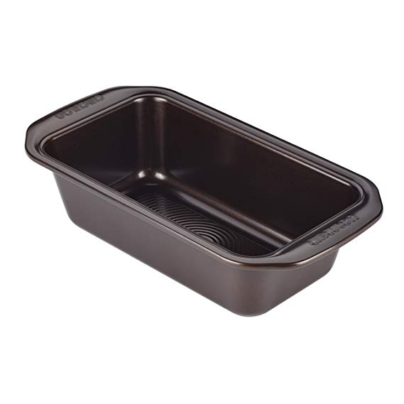 Circulon Nonstick Bakeware 9-Inch x 5-Inch Loaf Pan, Chocolate Brown