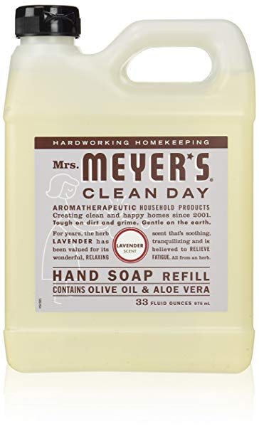 Earth Friendly, Mrs. Meyers Liquid Hand Soap Refill 33 Oz Lavender Scent(6 pack)