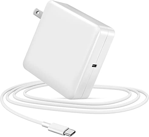 96W USB-C Mac Book Charger Compatible with Mac Book Pro 16 inch Laptop Power Adapter for Mac Book pro with 6.56 ft USB-C to C Charging Cable