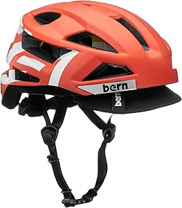 BERN FL-1 Pave Cycling Helmet MIPS Rotational Impact Protection, with Visor