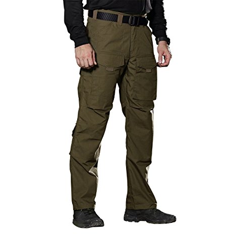 FREE SOLDIER Men's Tactical Pants Four Seasons Scratch-resistant Multi-pocket Duty Pants