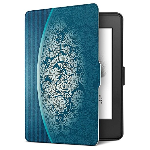 Ayotu Colorful Case for Kindle Paperwhite E-reader Auto Wake/Sleep Smart Protective Cover Case,Fits All 2012, 2013, 2015 and 2016 Versions Kindle Paperwhite,K5-8 The Mystical Totem