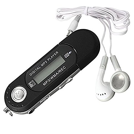 2/4/8GB USB 2.0 Flash Drive LCD Mini MP3 Music Player w/ FM Radio Voice Recorder