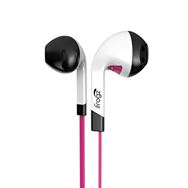 iFrogz IF-ITN-PNK Audio InTone Headphones with Mic, Pink