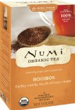 Numi Organic Tea Rooibos Herbal Teasan 18 Count Tea Bags Pack of 3