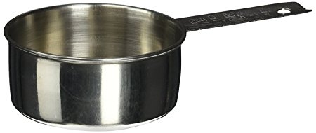 Tablecraft (724C) 1/2 Cup Stainless Steel Measuring Cup