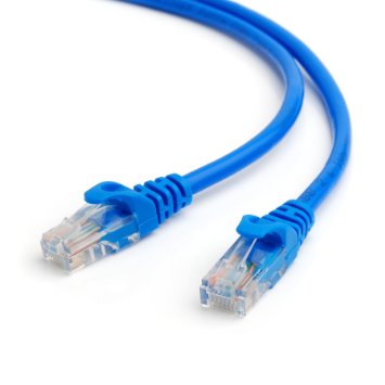 BlueRigger Cat5e Ethernet Patch Cable (15 Feet, Blue)