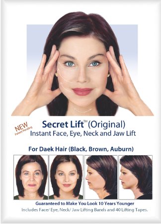 Instant Face Neck and Eye Lift Dark Hair
