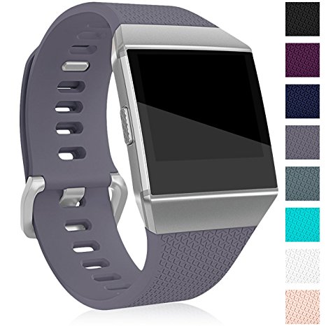 For Fitbit Ionic Bands, Maledan Classic Replacement Accessory Wristbands for Fitbit Ionic Smart Watch, Large Small