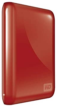 Western Digital 320 GB My Passport Essential Portable External Hard Drive (Real Red)