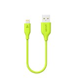 Anker PowerLine Lightning 1ft Apple MFi Certified - The Worlds Most Durable Lightning Cable  Charger Cord Perfect for iPhone 6s 6 Plus 5s 5 iPad mini 4 3 2  iPad Pro Air 2 Green