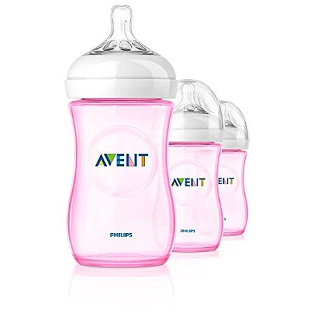 Philips AVENT Natural Bottle Set 3PK - 9oz (Girl)