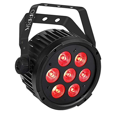 Stage Light, OPPSK 70W Super Bright Par Lights with RGBWA LED Par by DMX IR Remote Control Sound Activated for DJ Wedding Christmas New Year Party Stage Lighting