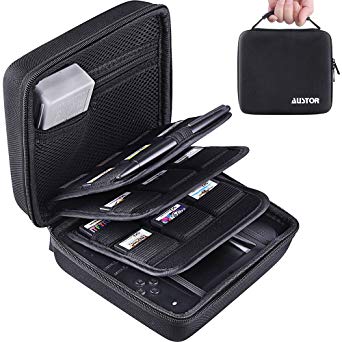 AUSTOR Storage Case for Nintendo 2DS, Black