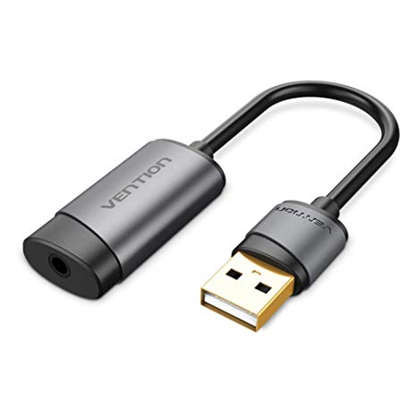 Vention 3.5mm External USB Sound Card usb adapter usb audio Adapter card With Mic USB To Jack 3.5 Converter For PS4 Laptop Computer Headphone Sound Card