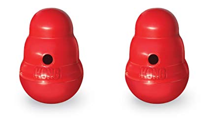 KONG - Wobbler - Interactive Treat Dispensing Dog Toy, Dishwasher Safe