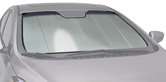Intro-Tech HD-91-P Silver w Custom Fit Premium Folding Windshield Sunshade for Select Honda Civic Models, Without Sensor
