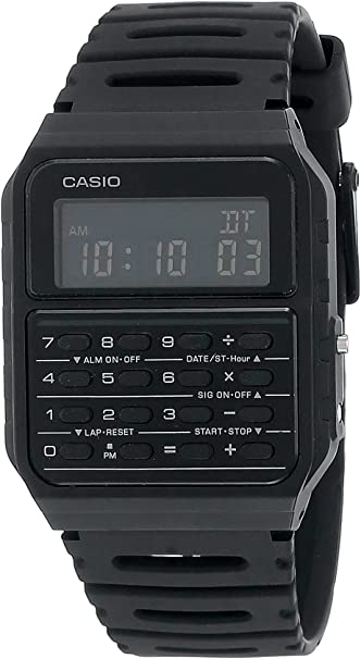 Casio CA-53WF-1B Calculator Black Digital Mens Watch Original New Classic CA-53