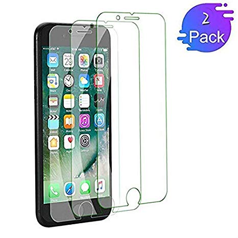 Tempered Glass iPhone Screen Protector - Best Protection for Apple iPhone,7,6/6S [4.7" Screens]-Clear Protective Film,Scratch Resistant-Compatible with Touch Screen Display (5.5" Screens)