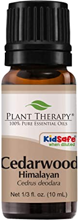 Plant Therapy Cedarwood Himalayan Essential Oil 10 mL (1/3 oz) 100% Pure, Undiluted, Therapeutic Grade