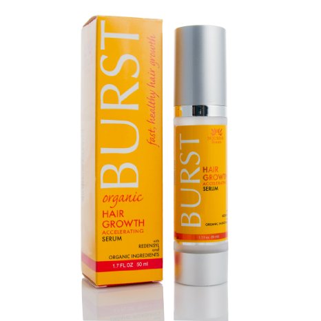 PRICE SLASH Burst Hair Growth Serum- Advanced Organic Stem Cell Technology GUARANTEED- With Argan Oil Redensyl  Botanic Complex- 2 Month Supply