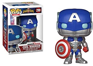 Funko Pop! Games: Marvel - Contest of Champions - Civil Warrior Collectible Figure