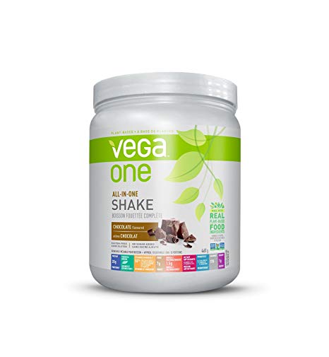 Vega One All-In-One Plant Based Protein Powder Chocolate (10 Servings, 1 lb) - Plant Based Vegan protein, Non Dairy, Gluten Free, Non GMO