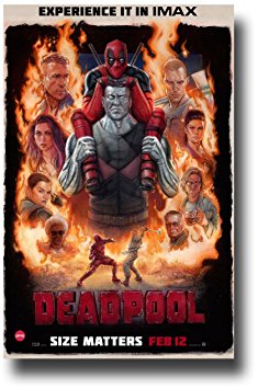 Deadpool Movie Poster - Imax Promo Flyer 11 X 17 Collage