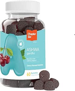 Zahler - Ashwagandha Gummies for Women & Men - Natural Mood Support Supplements for Relaxation & Stress Support - Raw Ashwagandha Root Supplement Vitamins - Kosher Gummy 260mg Serving (60 Count)