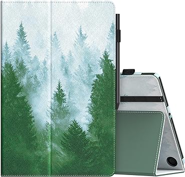 MoKo for Amazon Kindle Fire Max 11 Case (13th Generation, 2023 Release) 11" - Slim Folding Stand Cover Case for Fire 11 Tablet with Auto Wake/Sleep, Dark Green Forest