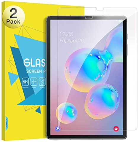 MoKo Compatible with Samsung Galaxy Tab S6/Galaxy Tab S5e Screen Protector, [2-PACK] Anti-Scratch Case Friendly HD Clear 9H Hardness Tempered Glass Film for Galaxy Tab S6 SM-T860/T865 10.5 inch, Clear