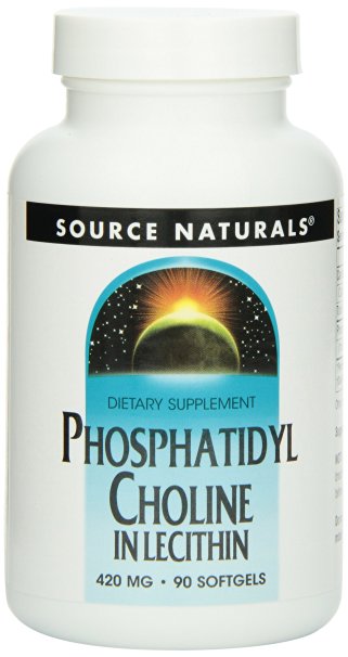 Source Naturals Phosphatidyl Choline, 420mg, 90 Softgels