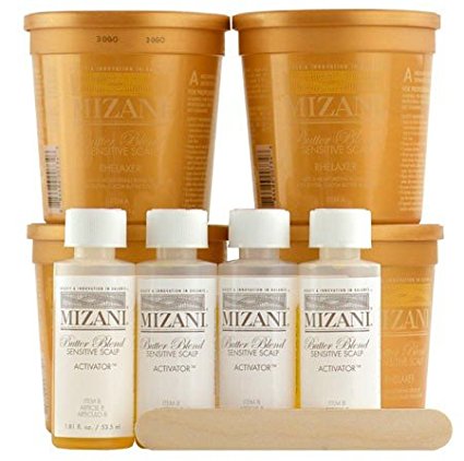 Mizani Butter Blend Sensitive Scalp Relaxer Kit 4 Application