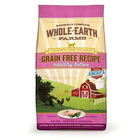 Whole Earth Farms Grain Free Recipe Dry Cat Food, Kitten