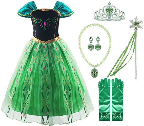 Padete Little Girls Snow Princess Party Dress up