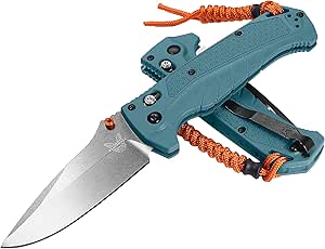 Benchmade - Adira 18060 Outdoor Knife with Depth Blue Grivory Handle (18060)