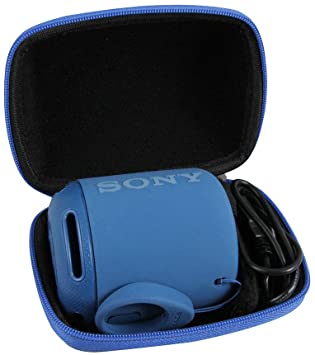 ソニー Sony SRS-XB10/SRS-XB12/SRS-XB13ワイヤレスポータブルスピーカー 重低音モデル 専用収納ケース-Hermitshell (ブルー)