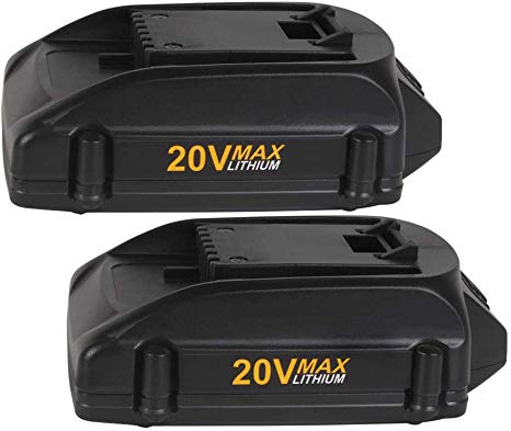VANTTECH 2 Pack 2.0Ah WA3520 Replace for Worx 20V Battery WG151s WG155s WG251s WG255s WG540s WG545s WG890 WG891