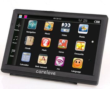 Carelove 7 inch Car GPS Windows CE 60 4GB HD Screen Navigation System Navigator 7inch