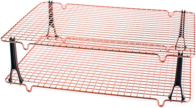 Nordic Ware Stackable Cooling Racks, 2 Piece, Copper